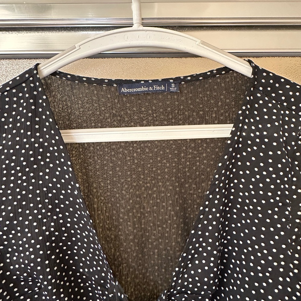 Abercrombie & Fitch Dot Blouse
